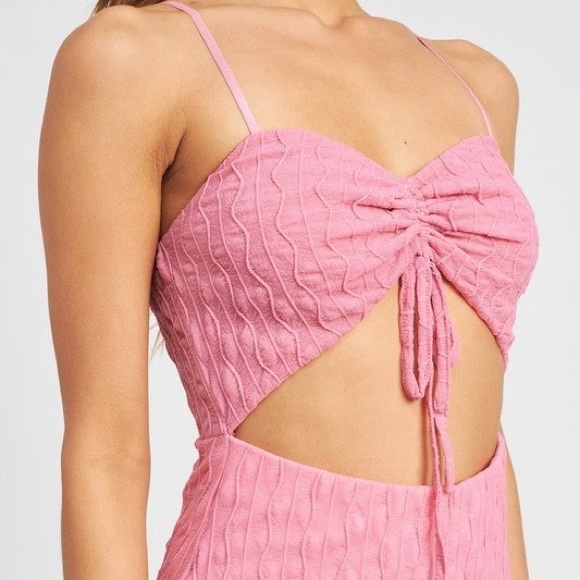 Emory Park Kennedy Midi pink dress - Picture 3 of 7